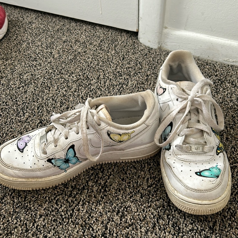 Air Force Ones w/ Butterflies